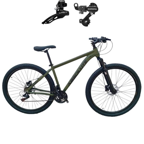 Imagem de Bicicleta Absolute Nero 5 Aro 29 24 Velocidades MTB AL Suspenção Dianteira 80mm Câmbios SHIMANO