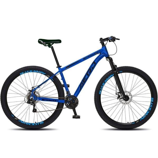 Imagem de Bicicleta Aero Quadro De Aluminio Aro 29 Emotion 475-16 Azul Com Preto