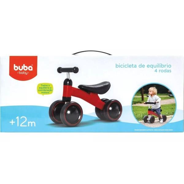 Imagem de Bicicleta Andador Equilibro 4 Rodas Sem Pedal Bike Buba