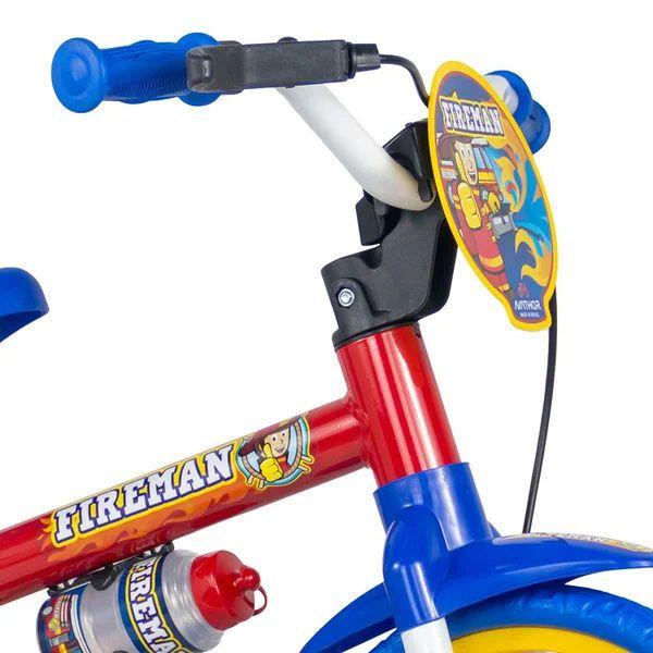 Imagem de Bicicleta Aro 12 Fire Man Nathor a Partir de 3 Anos com Rodinhas