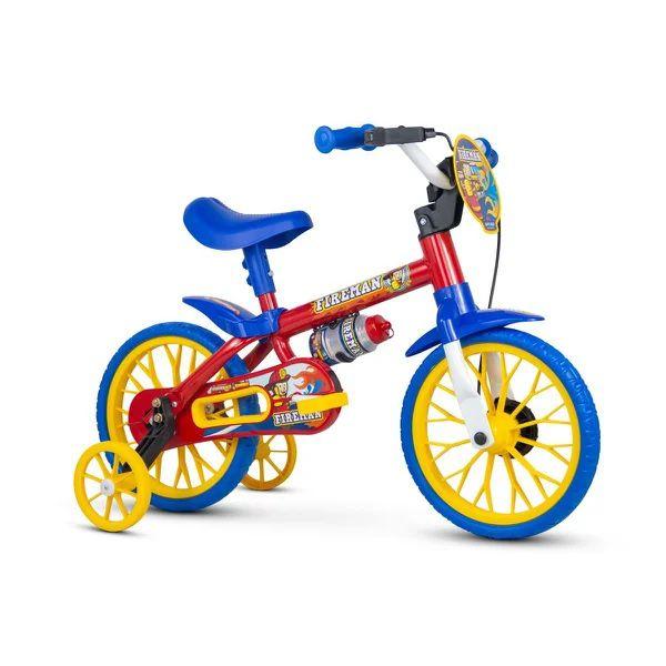 Imagem de Bicicleta Aro 12 Fire Man Nathor a Partir de 3 Anos com Rodinhas