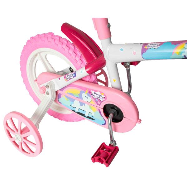 Imagem de Bicicleta Aro 12 Infantil Feminina Styll Rainbow Unicórnio