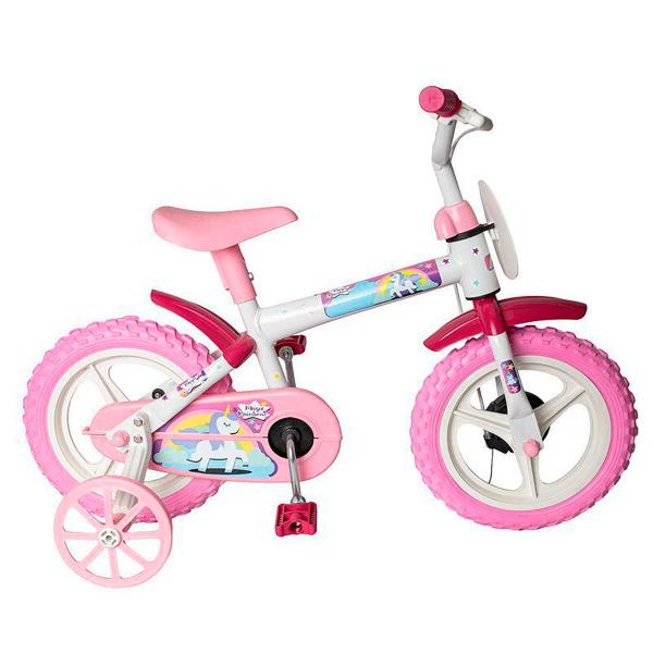 Imagem de Bicicleta Aro 12 Infantil Feminina Styll Rainbow Unicórnio