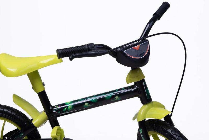 Imagem de Bicicleta Aro 12 Infantil Masculina Preto - Personagem