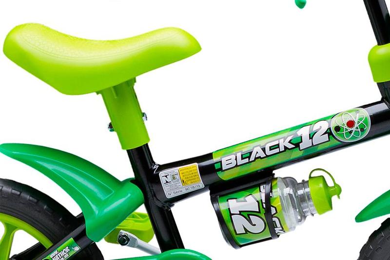 Imagem de Bicicleta Aro 12 Nathor Black