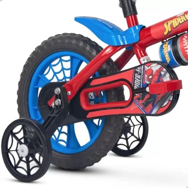 Imagem de Bicicleta Aro 12 Nathor Vermelho/azul Spider-man