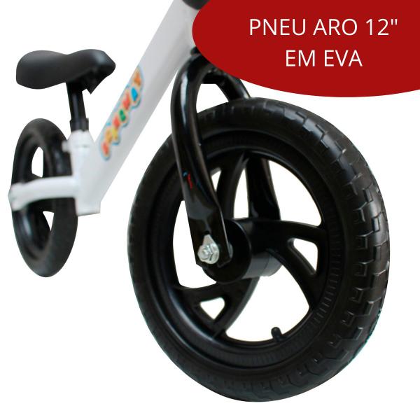 Imagem de Bicicleta Aro 12 Sem Pedal Equilíbrio Bike Balance Branca