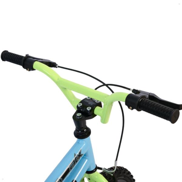 Imagem de Bicicleta Aro 16 Atx Masculina Cor Azul C/Amarelo Neon