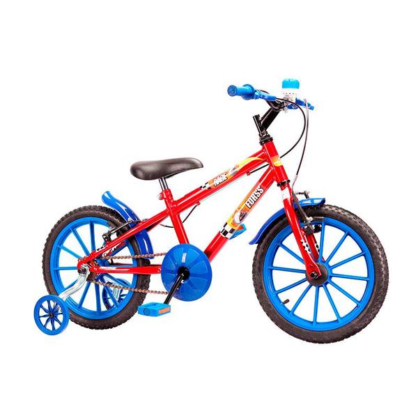 Bicicleta Aro 16 Com Rodinha Forss Race - Preto Imagem de Bicicleta Aro 16 Com Rodinha Forss Race - Preto