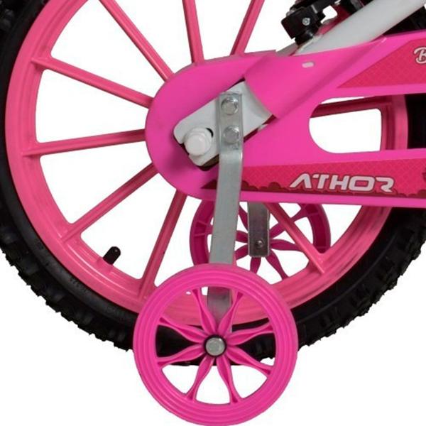 Imagem de Bicicleta Aro 16 Feminina Athor Baby Lux Rosa C/ Cesta