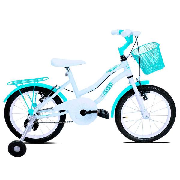 Imagem de Bicicleta Aro 16 Forss Hello C/cestinha e Rodinhas - Pink