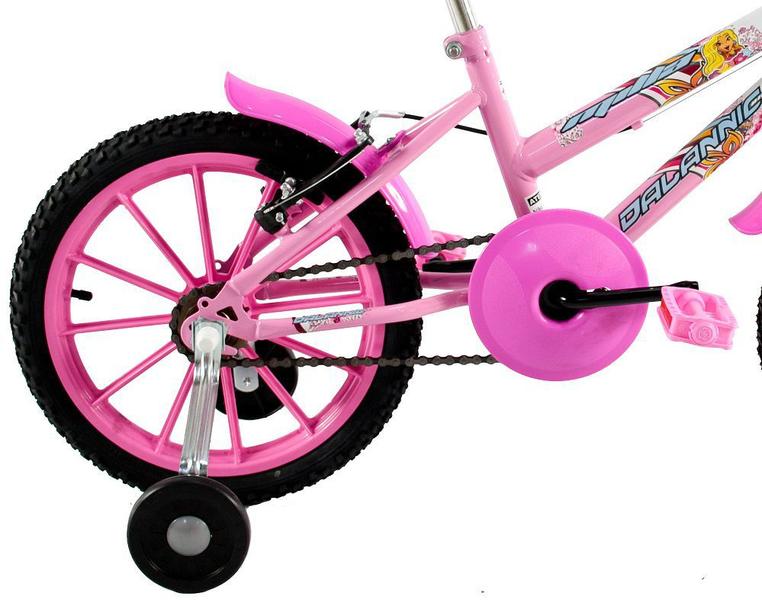 Imagem de Bicicleta Aro 16 Infantil Feminina Milla Rosa