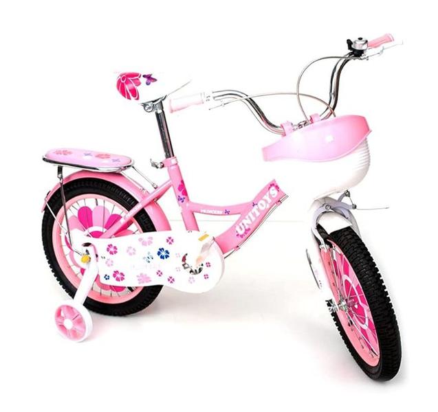 Imagem de Bicicleta Aro 16 Infantil Princess Rosa - Unitoys