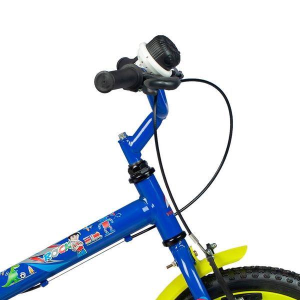 Imagem de Bicicleta Aro 16 Infantil Rock Azul Rodinhas Laterais Menino Verden