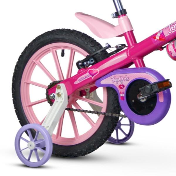 Imagem de Bicicleta Aro 16 Nathor Top Girls Rosa Freios V-brakes Rosa