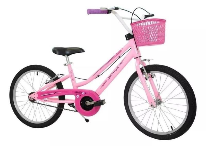 Imagem de Bicicleta Aro 20 Bella - Rosa - Nathor