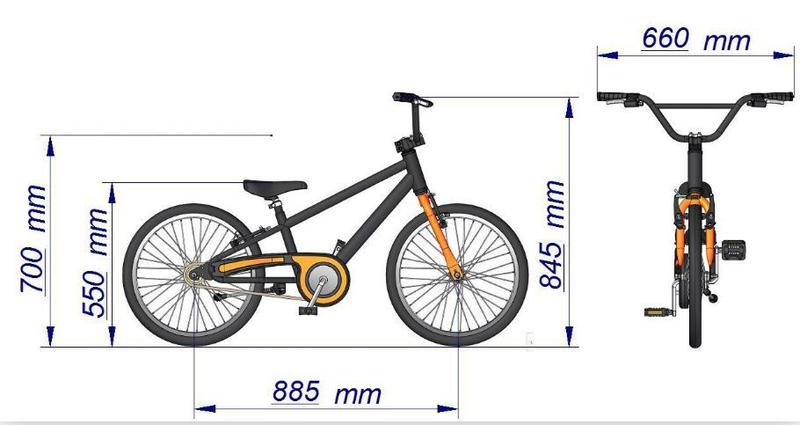 Imagem de Bicicleta Aro 20 Blade Green - Câmbio Shimano 6v - Nathor