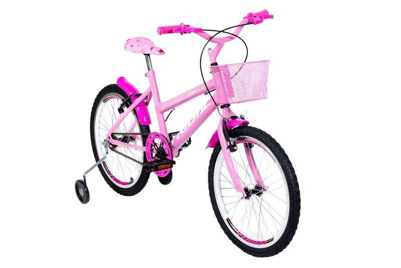 Imagem de Bicicleta Aro 20 Feminina Infantil Roda Lateral Tridal