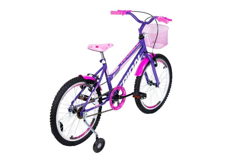 Imagem de Bicicleta Aro 20 Feminina Infantil Roda Lateral Tridal