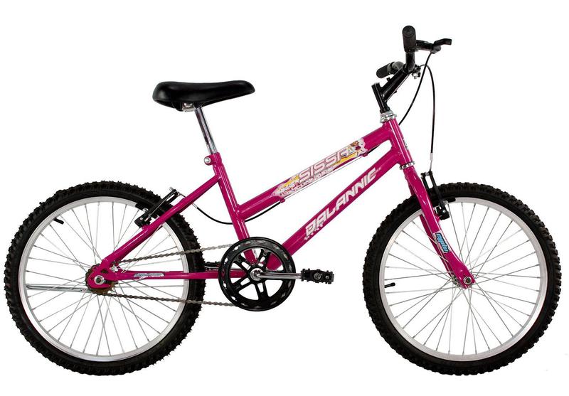 Imagem de Bicicleta Aro 20 Feminina Menina Sissa Infantil Rosa Pink