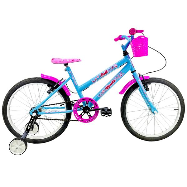 Imagem de Bicicleta Aro 20 Infantil C/ Rodas Doll - Route