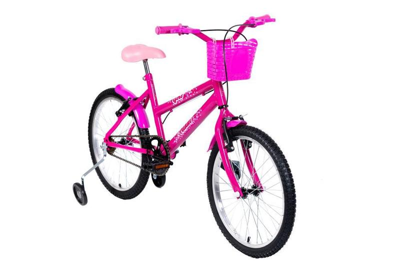 Imagem de Bicicleta Aro 20 Infantil MTB Girl Com Roda Lateral