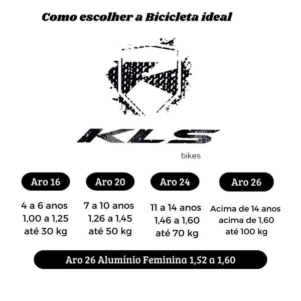 Imagem de Bicicleta Aro 20 Kls Cross Aluminio Freio V-Brake