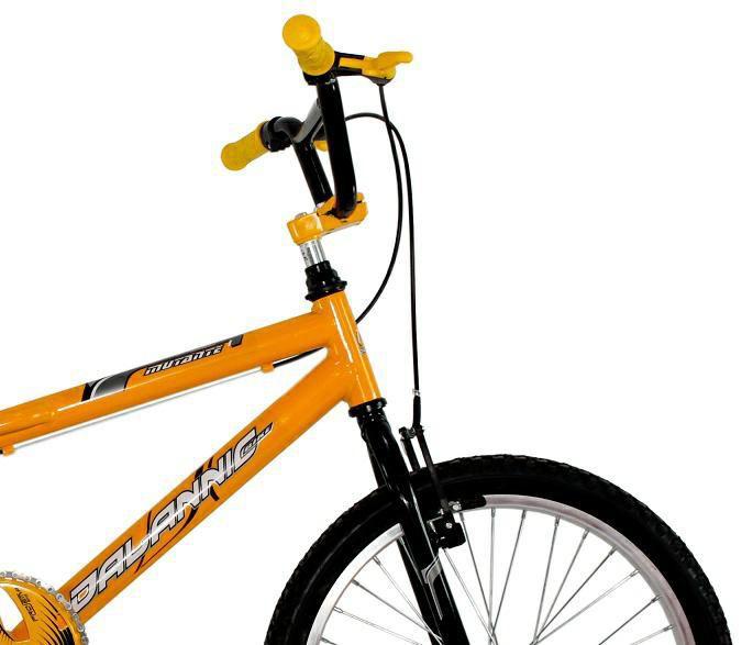 Imagem de Bicicleta Aro 20 Menino Cross Freestyle BMX Mutante Amarela