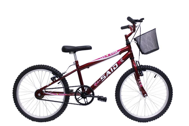 Imagem de Bicicleta Aro 20 Saidx Infantil Feminina Com Cesta