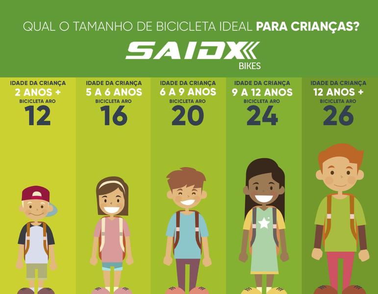 Imagem de Bicicleta Aro 20 Saidx Infantil Feminina Com Cesta