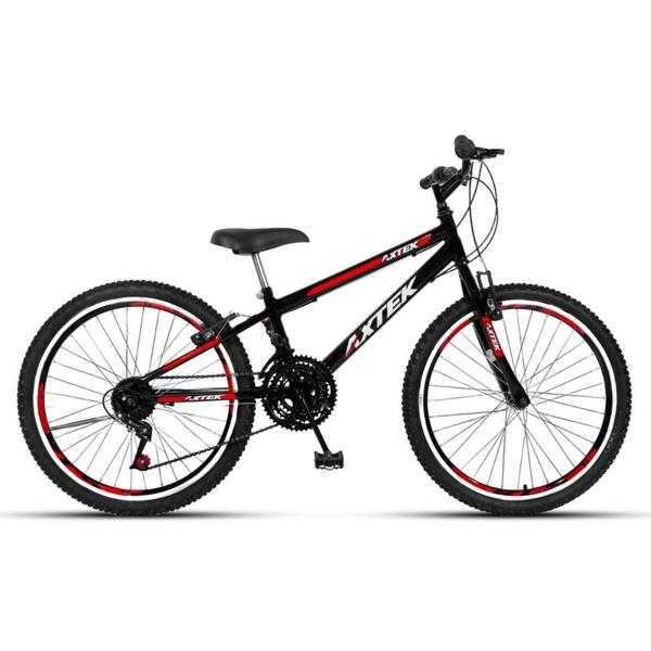 Imagem de Bicicleta Aro 24 Axtek Sport Gold V-Brake Mtb 21V