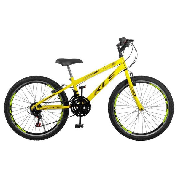 Imagem de Bicicleta Aro 24 Kls Sport Gold Freio V-Brake Mtb 21 Marchas