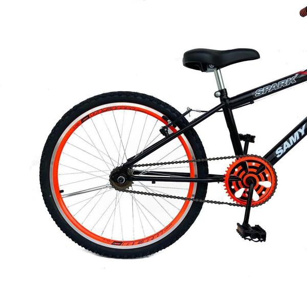 Imagem de Bicicleta Aro 24 Masculina Juvenil/Infantil Rebaixada Rodas Alumínio Aero Reforçada