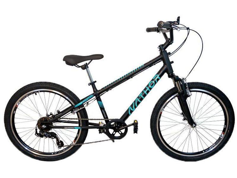 Imagem de Bicicleta Aro 24 Nathor Apollo Aço Freio V-Brake - 6 Marchas