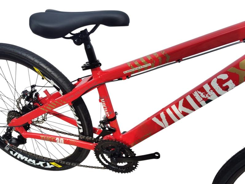 Imagem de Bicicleta Aro 26 Aluminio Vikingx Tuff 30 21 Velocidades Mtb Freeide  Freio Disco Mecanico Unissex