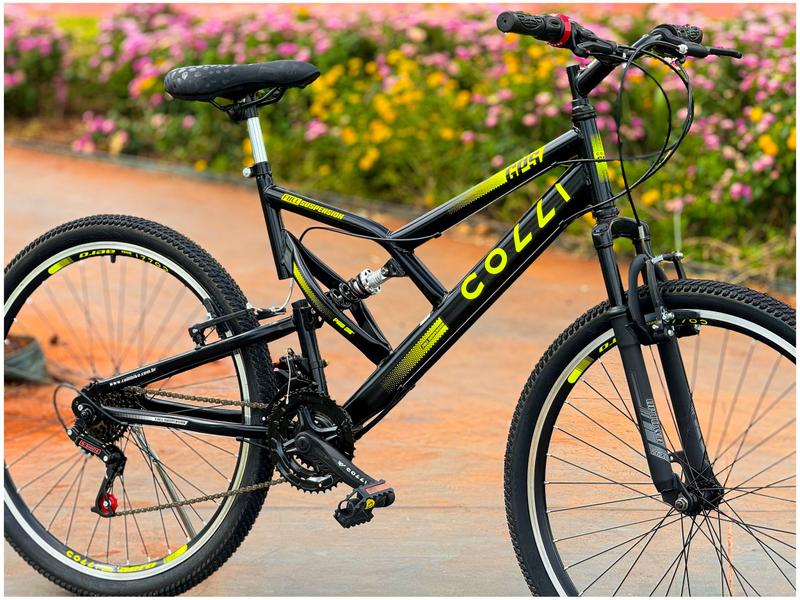 Imagem de Bicicleta Aro 26 Colli GPS Freio V-Brake Aço Carbono 21 Marchas