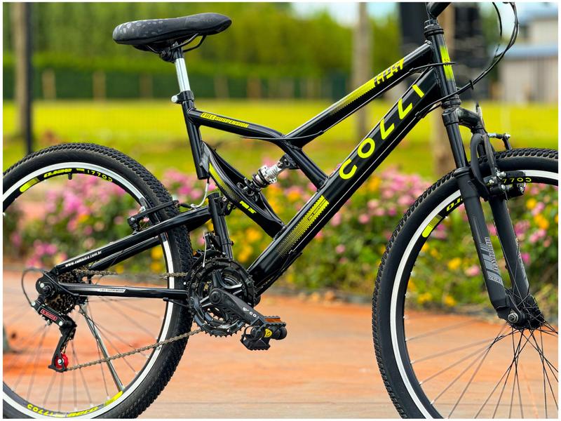 Imagem de Bicicleta Aro 26 Colli GPS Freio V-Brake Aço Carbono 21 Marchas