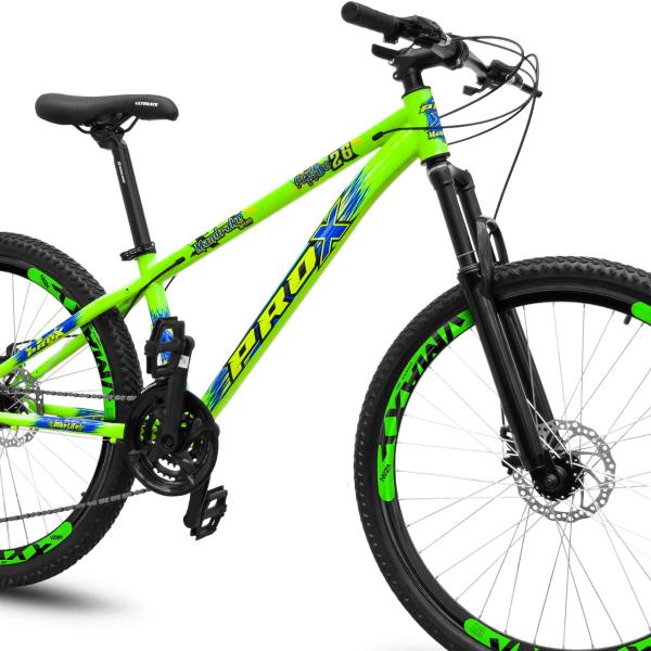 Imagem de Bicicleta aro 26 Freeride Infantil PRO X 21 Velocidades Freio a Disco Vzan Vmaxx