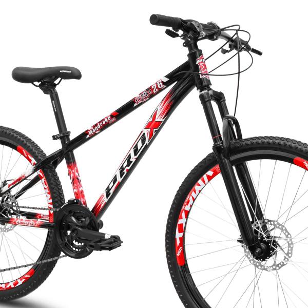 Imagem de Bicicleta aro 26 Freeride Infantil PRO X 21 Velocidades Freio a Disco Vzan Vmaxx