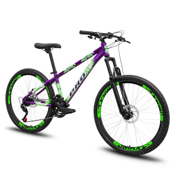 Imagem de Bicicleta aro 26 Freeride Infantil PRO X 21 Velocidades Freio a Disco Vzan Vmaxx