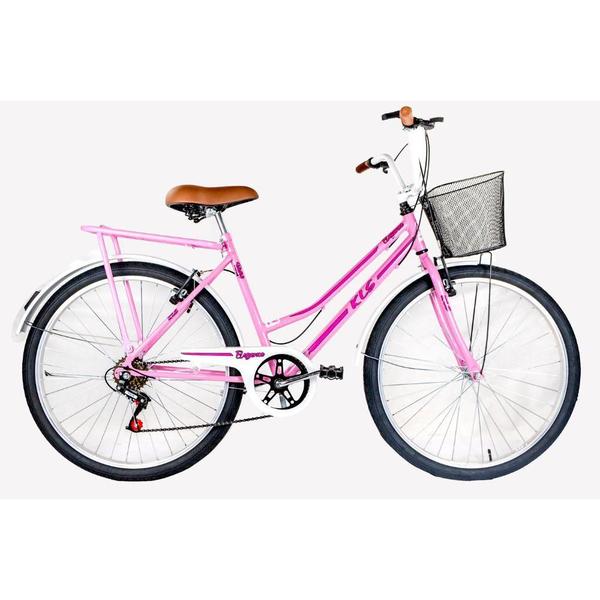 Imagem de Bicicleta Aro 26 Kls Retro Sport Freio V-Brake 6 Marchas