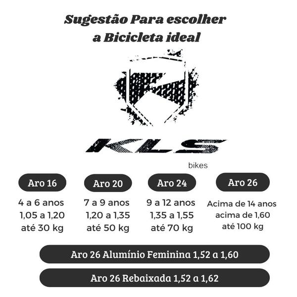 Imagem de Bicicleta Aro 26 Kls Super Sport Freio V-Brake