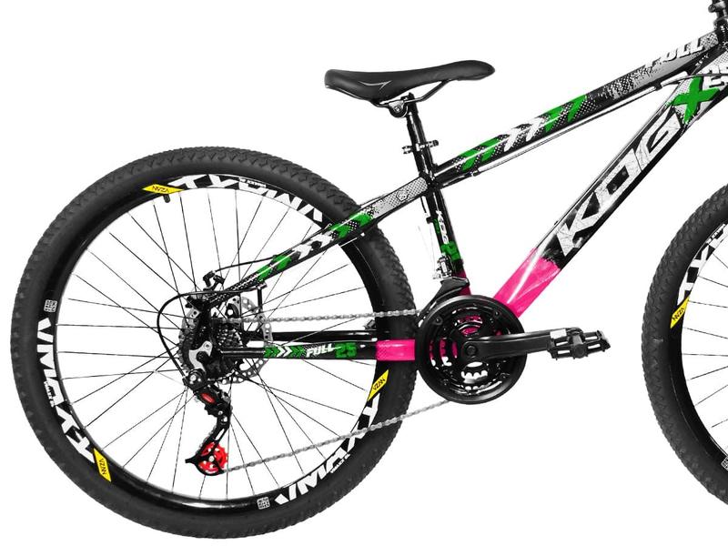 Imagem de Bicicleta Aro 26 KOG Freeride X25 18 Marchas Câmbios Shimano