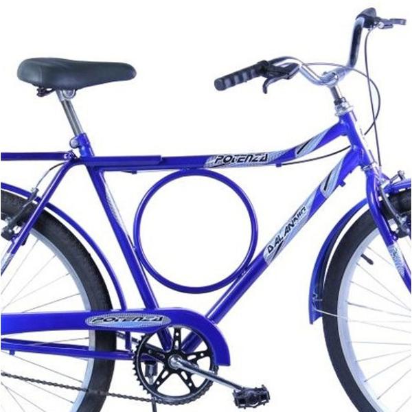 Imagem de Bicicleta Aro 26 Masculina Barra Circular Freio no Pé Potenza Azul