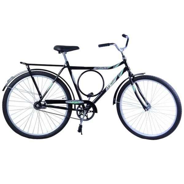 Imagem de Bicicleta Aro 26 Masculina Barra Circular Freio no Pé Potenza Preta