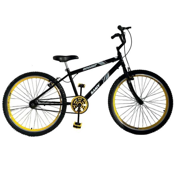 Imagem de Bicicleta Aro 26 Masculina Rebaixada Rodas Alumínio Aero Reforçado Freios V Brake