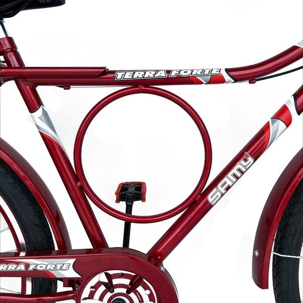 Imagem de Bicicleta Aro 26 Urbana Barra Terra Forte Circular Rolamento Freio V Brake Rodas Aluminio Aero