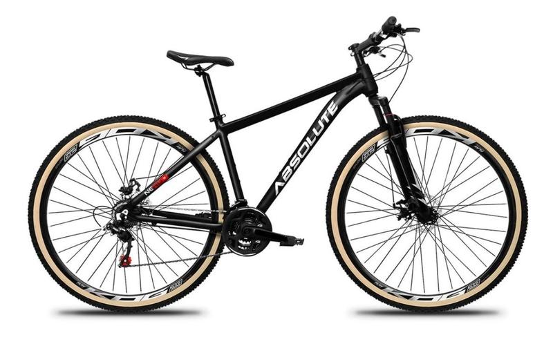 Imagem de Bicicleta Aro 29 Absolute Nero 5 24v Freio A Disco Suspensão Mountain Bike Alumínio Pneu Faixa - Preto