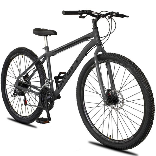 Bicicleta aro 29 aero Dropp Sport Aço Carbono 21 Velocidades Marchas Freio a Disco