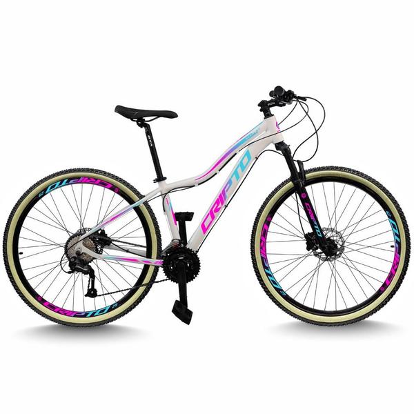 Bicicleta Aro 29 Cripto 24 Marchas Freio Disco c/Suspensão Pneu Bege Bicicleta Aro 29 Cripto 24 Marchas Freio Disco c/Suspensão Pneu Bege